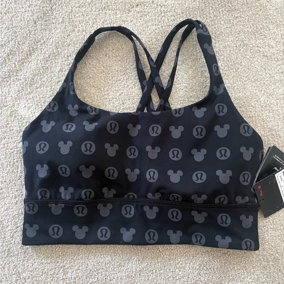 Lululemon Disney energy bra longline bra size 6 NWT sold out - Picture 1 of 5